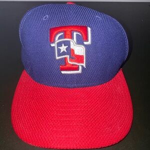 New Era Blue and Red Texas Cap
